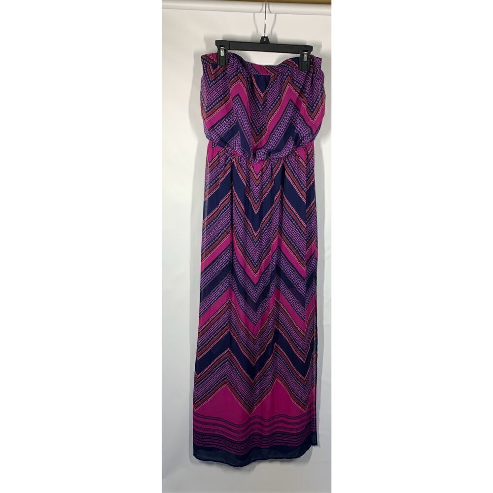 Express strapless maxi dress size small
